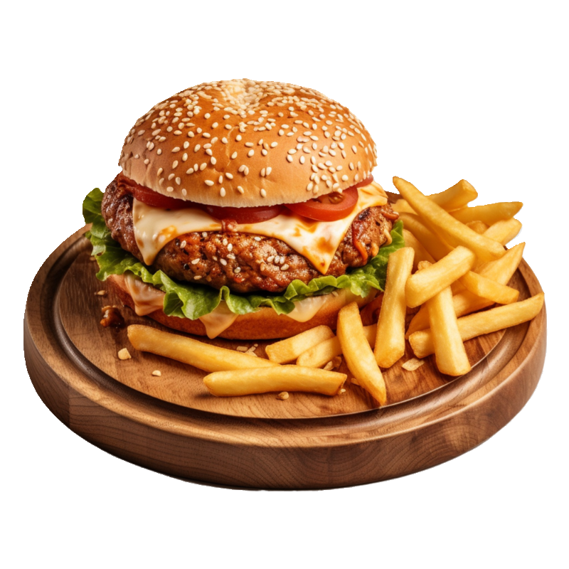 Burger & French Fries